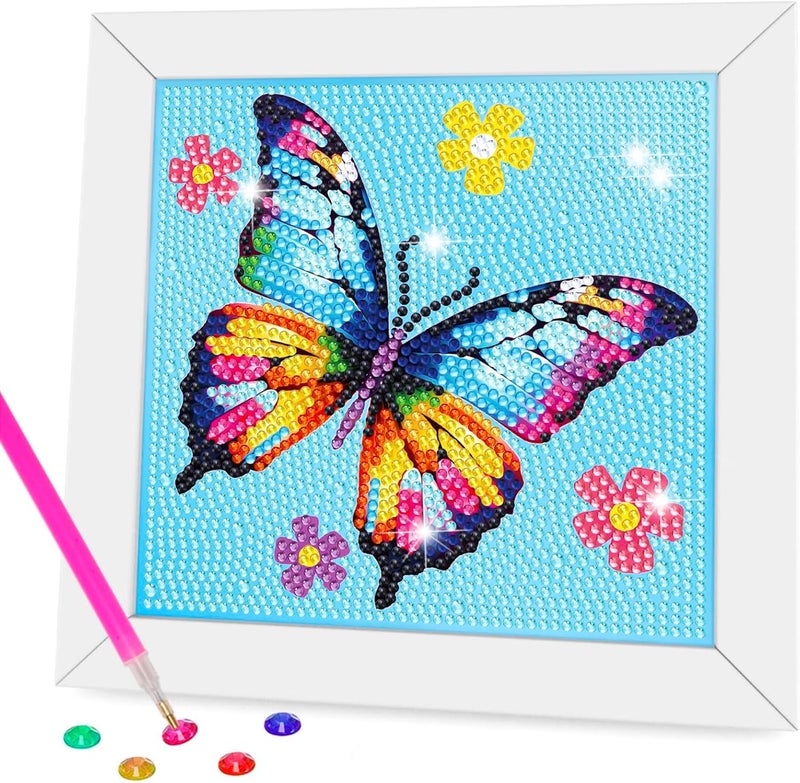 Nardoll Diamond Art Kits with Wooden Frame - Crafts for Girls - Dimond Art Paintings - Arts and Crafts - GEM Art Supplies for Boys Adults Beginners Home Wall Decor Gifts - Image 1